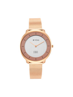 Titan - 2677WM01-Rose Gold Dial Color Analog Watch for Women