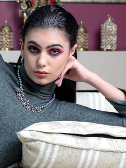 Odette - Moonlight Beaded Embellished Necklace