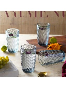 The Artment - Modern Muse Tumbler Glass Clear (Set of 4)