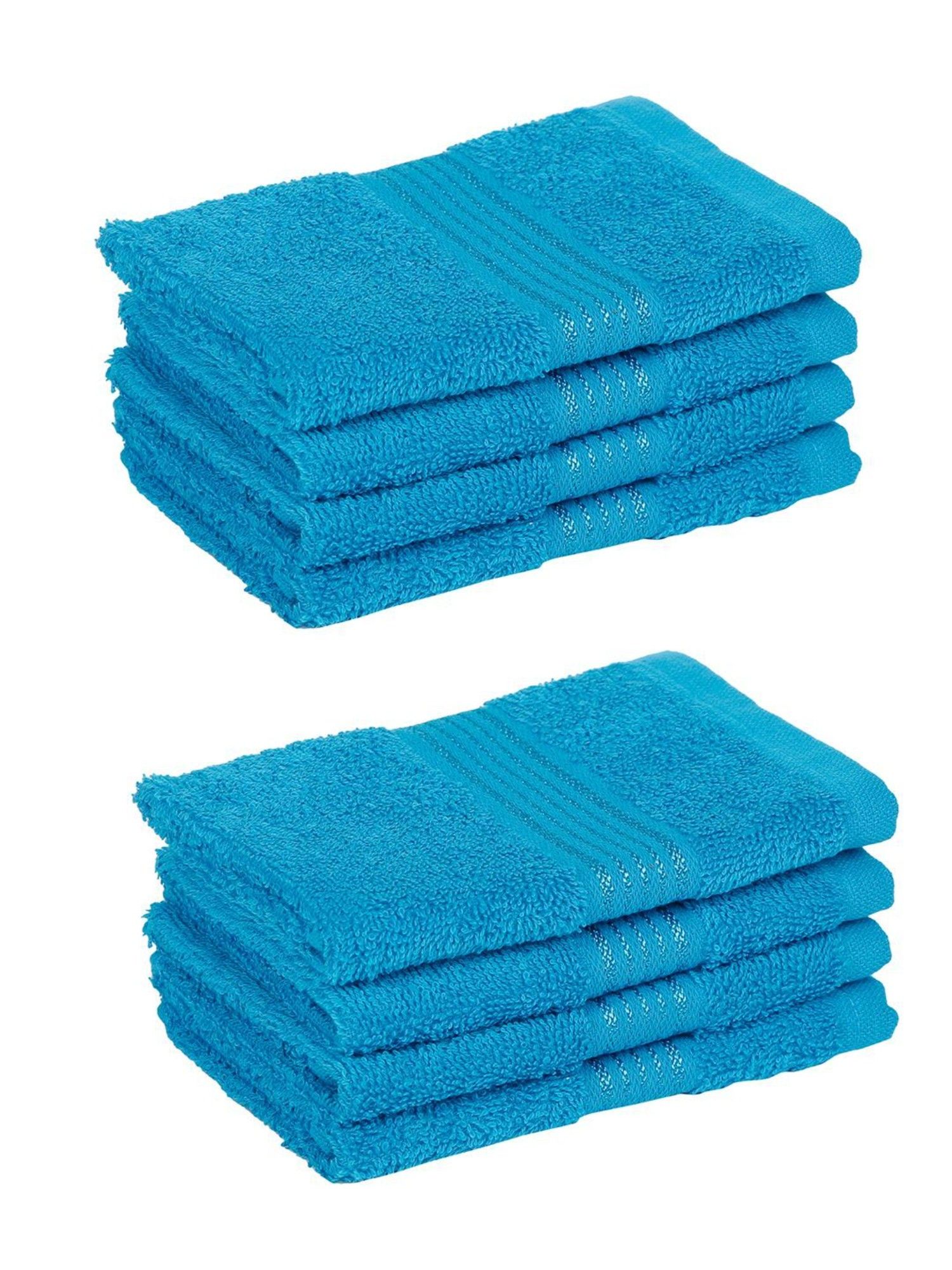 Buy KOPA Quick Dry 100% Cotton Soft Terry Towel -8Pc Face Towel D