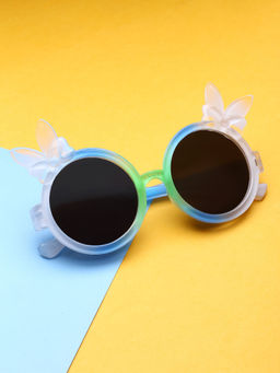 Stol'N - Bow Detailed Round Sunglasses-White