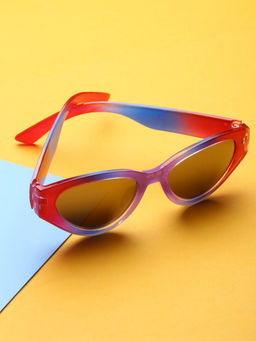 Stol'N - Cat eye Detailed Sunglasses-Red