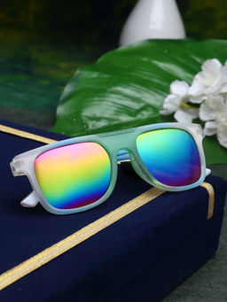 Stol'N - Unisex Colour Gradient Square Rim Sunglasses -Green