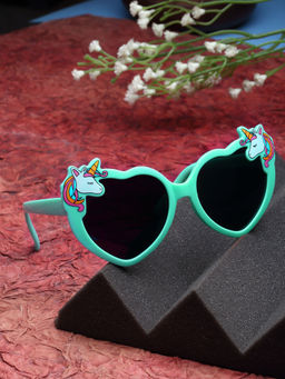 Stol'N - Irregular Shaped Unicorn Sunglass-Green