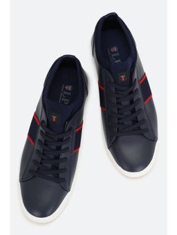 Louis Philippe - Navy Lace Up Shoes