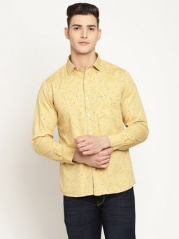 Cantabil - Men Mustard Shirt