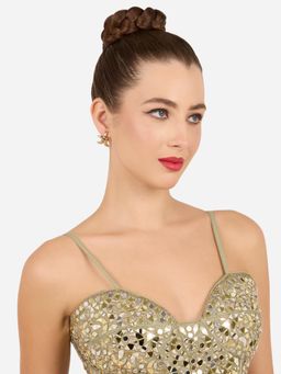 Zaveri Pearls - Gold Tone Star Fish Contemporary Style Studs Earring-Zpfk22319