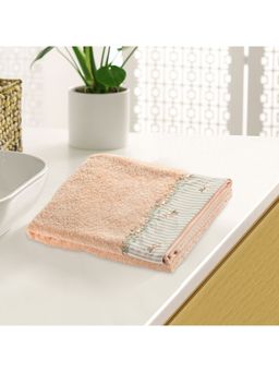 At Home by Nilkamal - Arias Natalia Cotton Bath Towel (Peach)