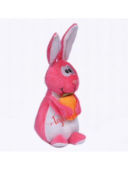 TOYTALES - Pink Plush Carrot Rabbit Shape Soft Toy
