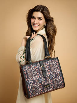 Zouk - Rhea Kapoor Office Bag - Kashmir Blooms