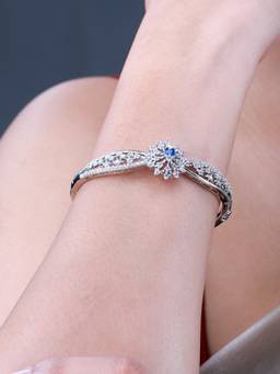 Voylla - Sparkling Elegance Pearl Cz Bracelet