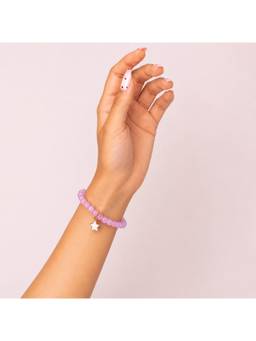 Salty - Purple Starlush Charm Bracelet