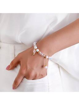 Salty - Pink Pastel Butterfly Charm Bracelet