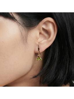 Palmonas - 925 Sterling Silver Golden Hover Earrings for Women