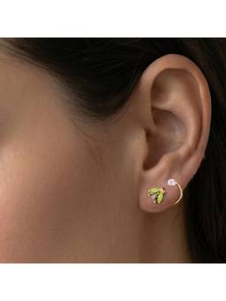 Palmonas - 925 Sterling Silver Bloom Ladybug Earrings for Women