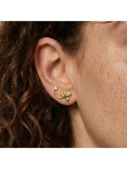 Palmonas - 925 Sterling Silver Moth Flutter Earrings for Women