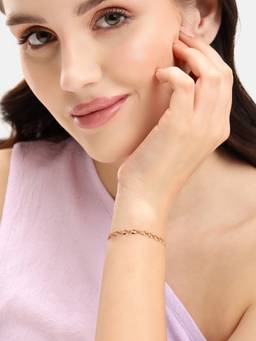 Carlton London - Rose Gold Link Bracelet