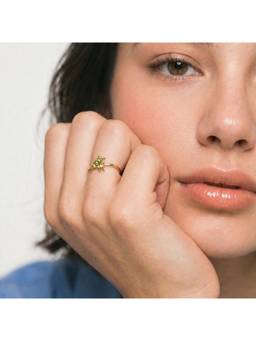 Palmonas - 925 Sterling Silver Nectar Halo Ring for Women
