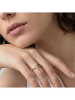Palmonas - 925 Sterling Silver Ladybug Meadow Ring for Women