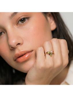 Palmonas - 925 Sterling Silver Moth Lunar Halo Ring for Women