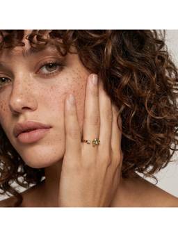 Palmonas - 925 Sterling Silver Fruitfly Nectar Orbit Ring for Women