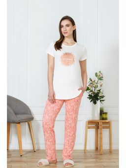 Van Heusen Woman Lingerie and Athleisure - Van Heusen Women Superior Drape & Ultra Soft Lounge Pants - Coral