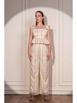 Pasha India - Sunny Floral Printed Top & Pant (Set of 2)