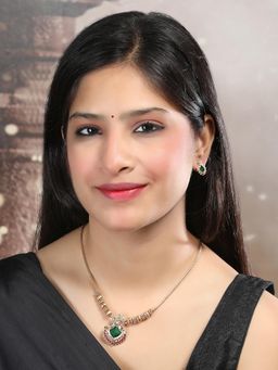 STILEADDA - Green Meenakari Beads Necklace & Earrings Set