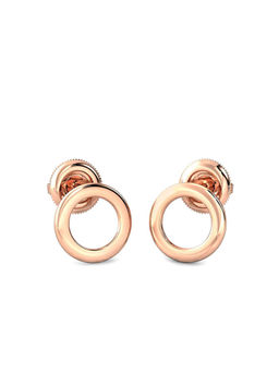Candere by Kalyan Jewellers - 18K BIS Hallmark Rose Gold Earrings