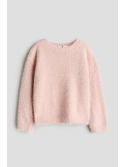 H&M - Girls Pink Fluffy-Knit Jumper