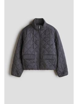 H&M - Girls Grey Quilted Lyocell Jacket
