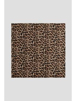H&M - Girls Beige Printed Cotton Scarf