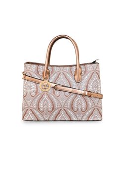 ESBEDA - Rose Gold Color Mandala Graphic Printed Handbag for Women