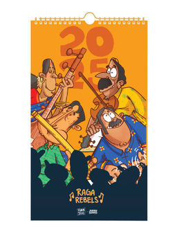 Happywagon - 2025 Raga Rebels Wall Calendar