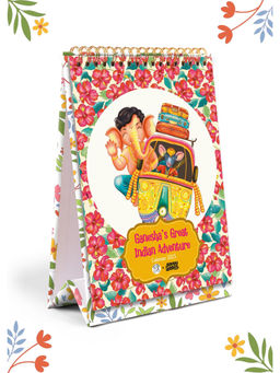 Happywagon - 2025 Ganesha'S Great Indian Adventure Desk Calendar