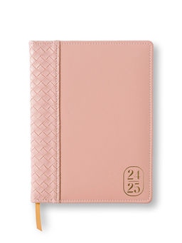 Happywagon - 2025 Pink Basketweave Planner