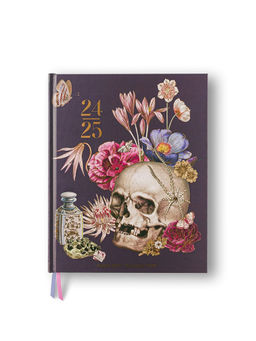 Happywagon - 2025 Collage Floral Skull Planner