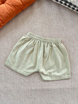 Bhaakur - Organic Cotton Green Shorts