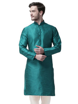 SG LEMAN - Men Green Kurta