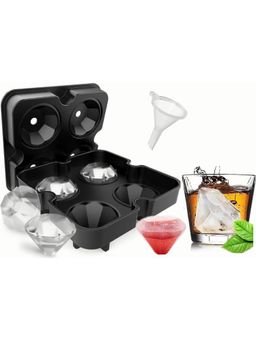 Melbify - Diamond Shape Ice Cube Silicone Tray Freezer Ice Maker For Cocktails