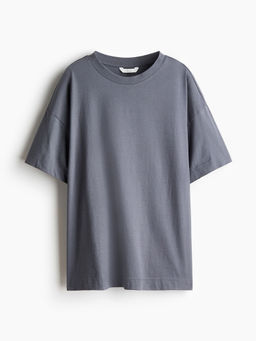 H&M - Women Grey Oversized T-Shirt