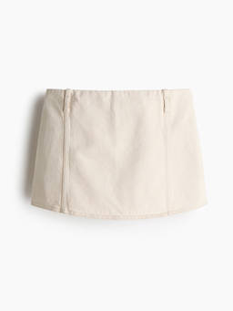 H&M - Women White Denim Skort