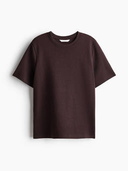 H&M - Women Brown Interlock T-Shirt
