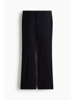H&M - Women Black Tailored Crease-Leg Trousers
