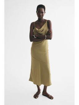 H&M - Women Green Asymmetric Strappy Dress