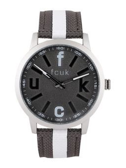 FCUK - Grey Round Analog Watch -FK0003C