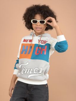 CRIMSOUNE CLUB - Boys White Hoodie