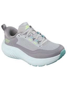 SKECHERS - Women Go Run Supersonic Max Lace Up Running Shoes - Grey
