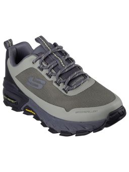 SKECHERS - Men Max Protect Lace Up Running Shoes - Olive
