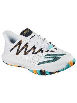 SKECHERS - Men Viper Court Rally Lace Up Running Shoes - White